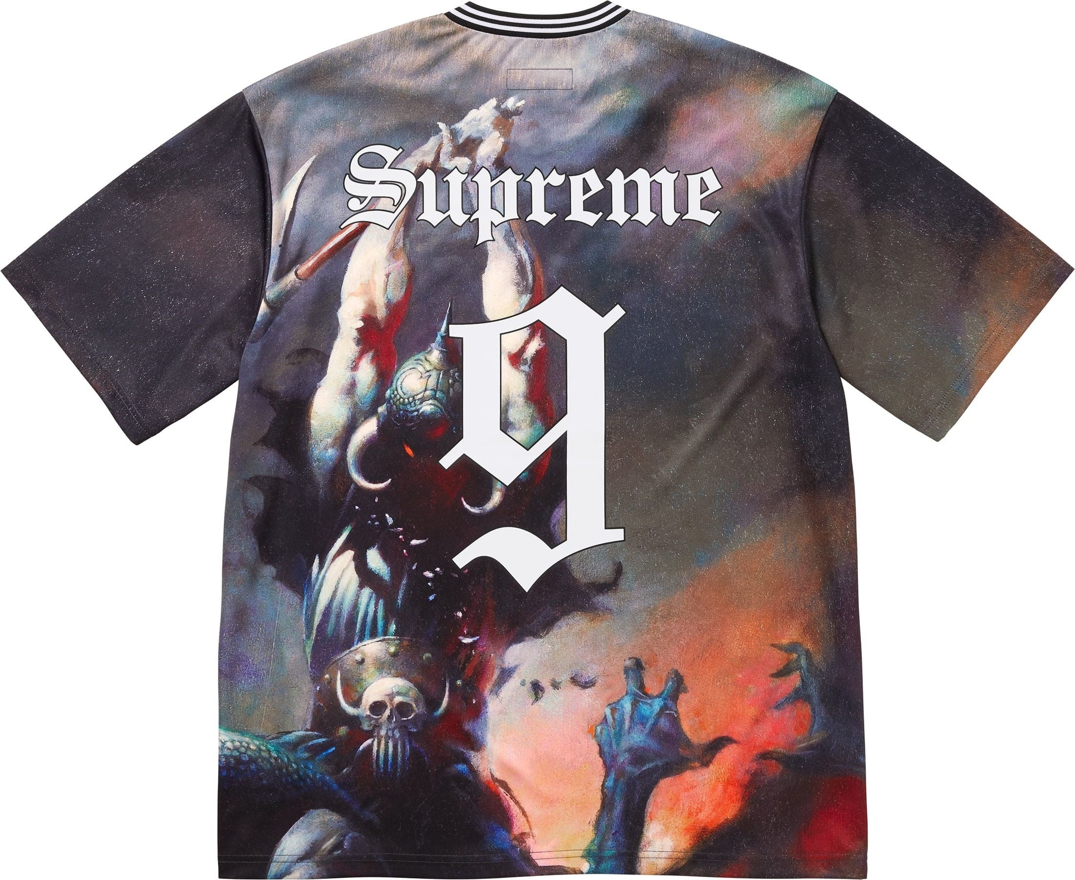 Supreme/Frank Frazetta Soccer Jersey view 3